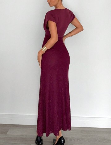 Rochie maxi Shein, vișiniu
