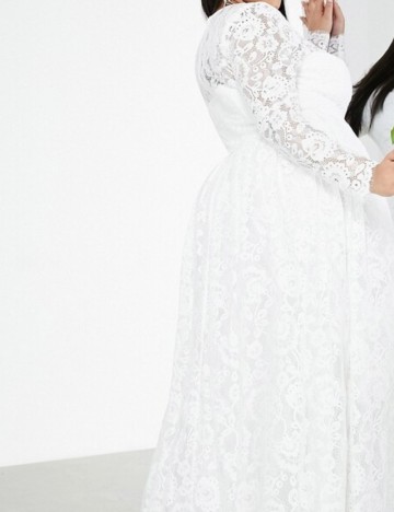 Rochie de ocazie și bridal ASOS, ivory
