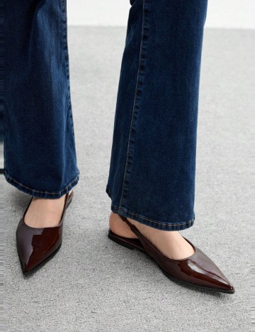Pantofi Shein, maro
