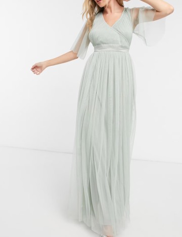Rochie maxi Anaya, verde