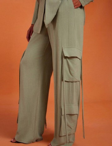 Pantaloni Shein, verde