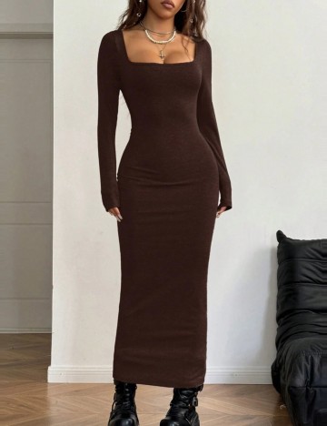 Rochie midi Shein, maro