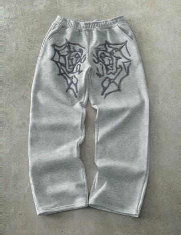 Pantaloni de trening Shein, gri