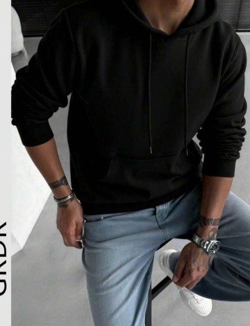 Hanorac Shein, negru