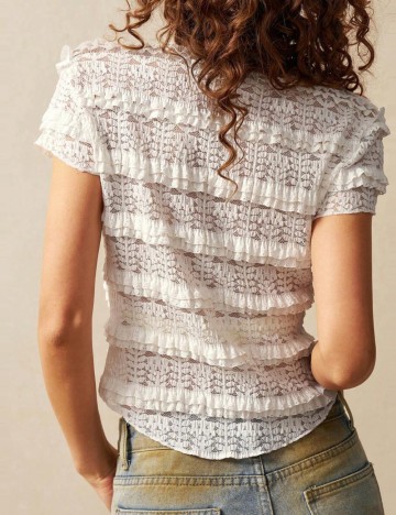 Cămașă Shein, crem