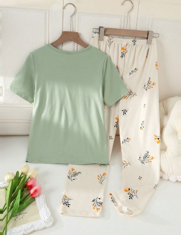 Compleu pijamale Shein, mix culori