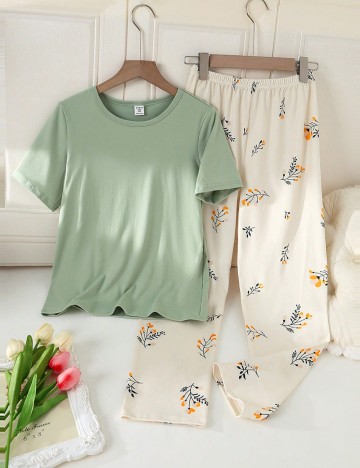 Compleu pijamale Shein, mix culori