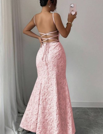 Rochie maxi Shein, roz