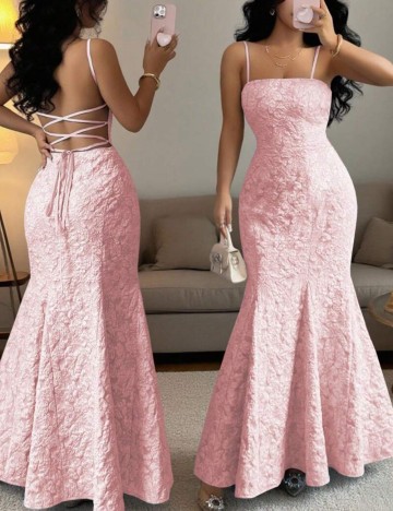 Rochie maxi Shein, roz