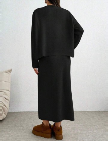 Fustă midi Shein, negru