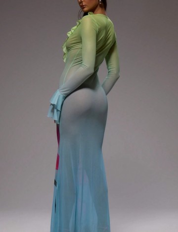 Rochie maxi Shein MUSERA, mix culori