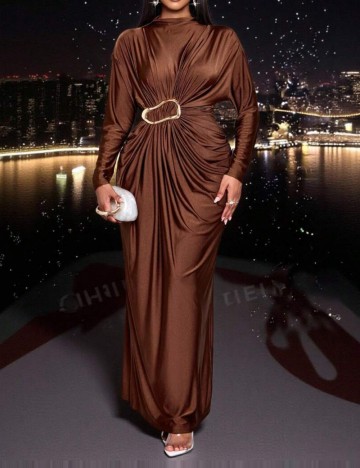 Rochie maxi Shein, maro