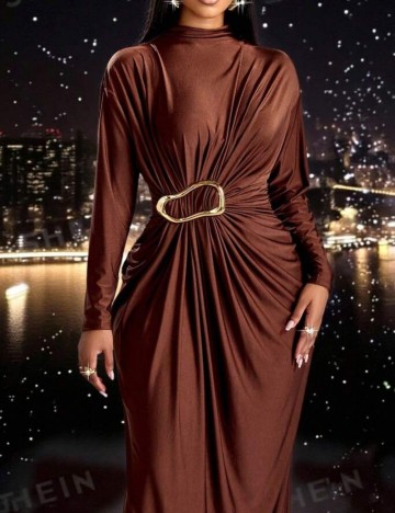 Rochie maxi Shein, maro