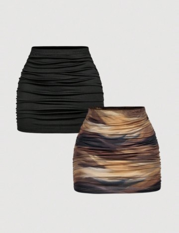 Set fuste Shein, mix culori