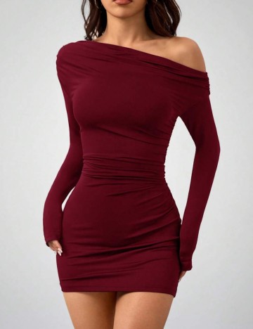 Rochie mini Shein, vișiniu
