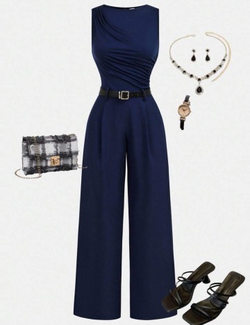 Salopetă Shein, albastru