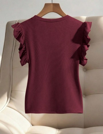 Tricou Shein, vișiniu