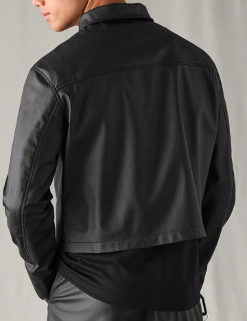 Jachetă Shein MANFINITY, negru