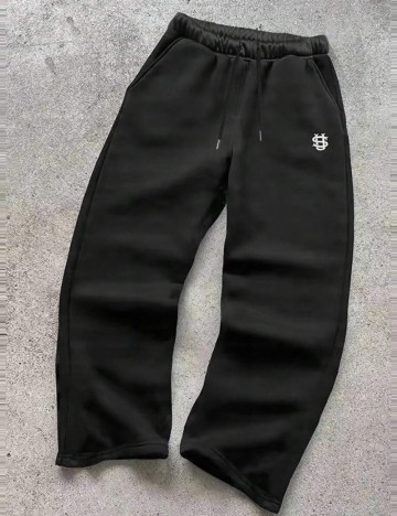 Pantaloni de trening Shein, negru