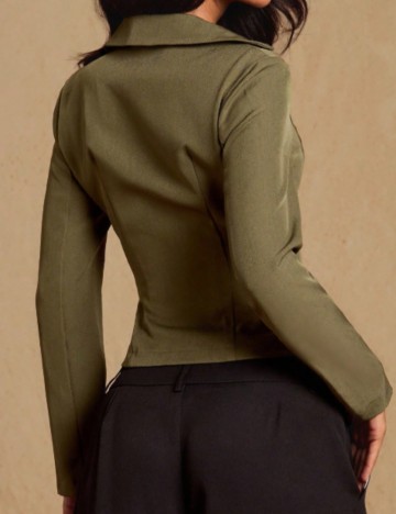 Cămașă Shein, kaki