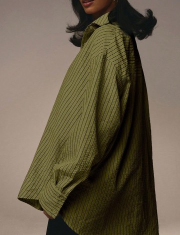 Cămașă Shein, kaki