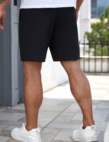 Pantaloni scurți Shein, negru