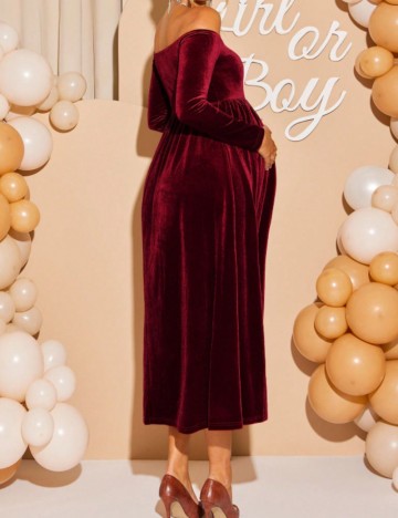 Rochie midi Shein, vișiniu