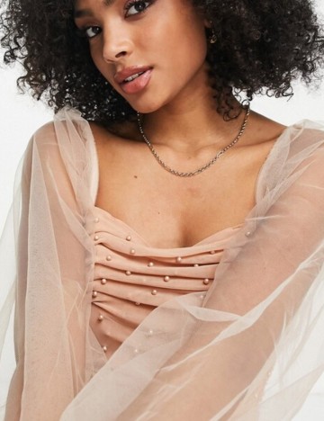 Rochie mini ASOS, maro