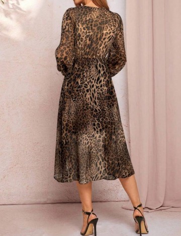 Rochie midi Shein, mix culori