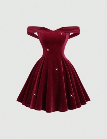 Rochie mini Shein, vișiniu