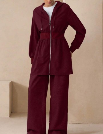 Hanorac Shein, vișiniu