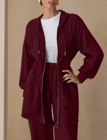 Hanorac Shein, vișiniu