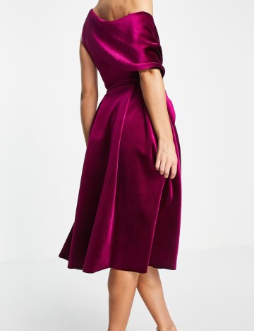 Rochie midi ASOS, mov