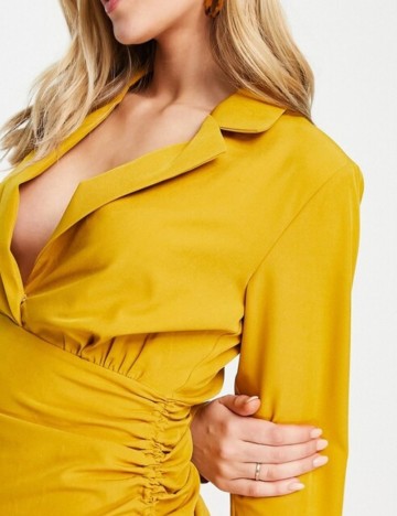 Rochie mini Saint Genies, galben