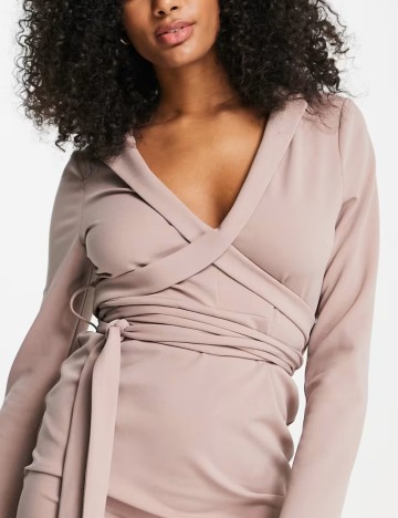 Rochie mini ASOS, bej