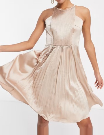 Rochie mini Chi Chi London, maro