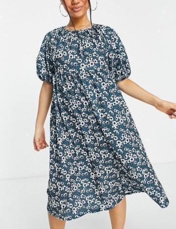 Rochie midi ASOS, mix culori