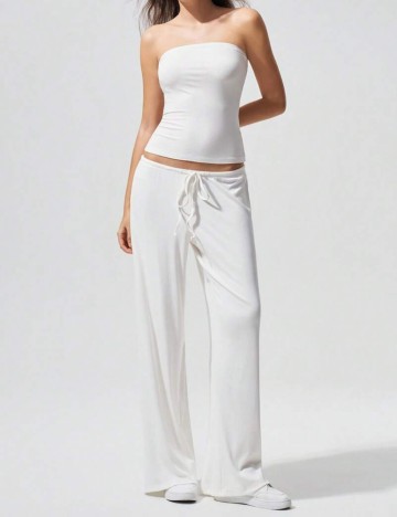 Pantaloni Shein, crem