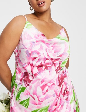 Rochie midi Liquorish, mix culori