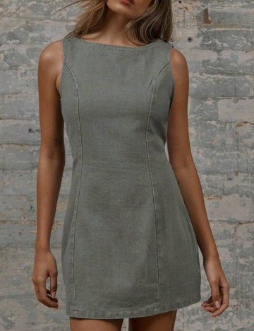 Rochie de blugi Shein MUSERA, kaki