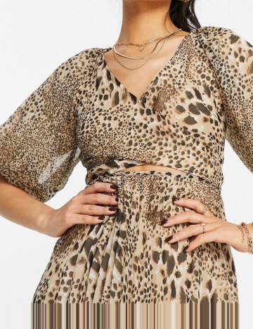 Rochie mini ASOS, maro