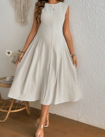 Rochie midi Shein, bej