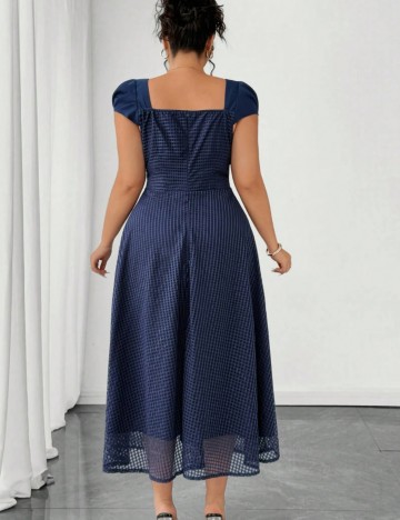 Rochie midi Shein Curve+, albastru