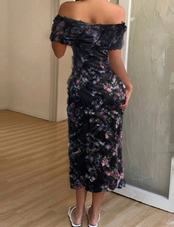 Rochie midi Shein, mix culori