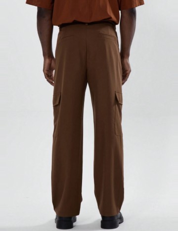 Pantaloni Shein MUSERO, maro