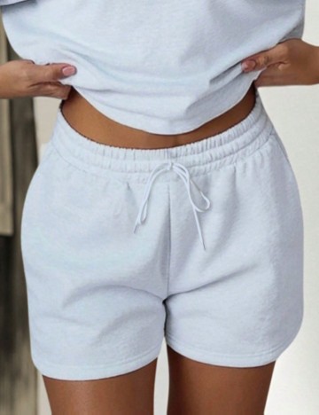 Pantaloni scurți Shein, gri