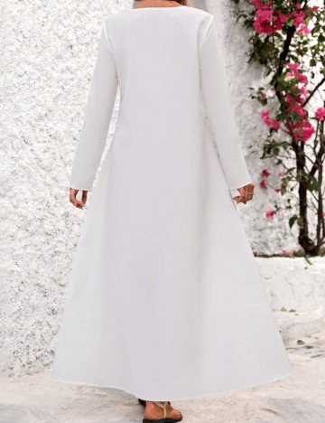 Rochie maxi Shein, alb