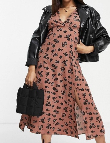 Rochie midi ASOS, mix culori