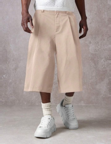 Pantaloni scurți Shein, bej