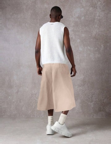 Pantaloni scurți Shein, bej